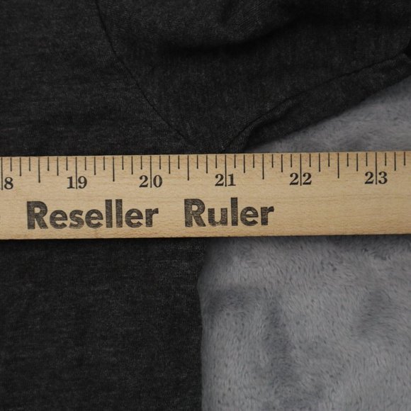 Youre Welcome Here Shirt Mens L Gray Short Sleeve Crew Neck Knit Print Basic Tee - Picture 4 of 13